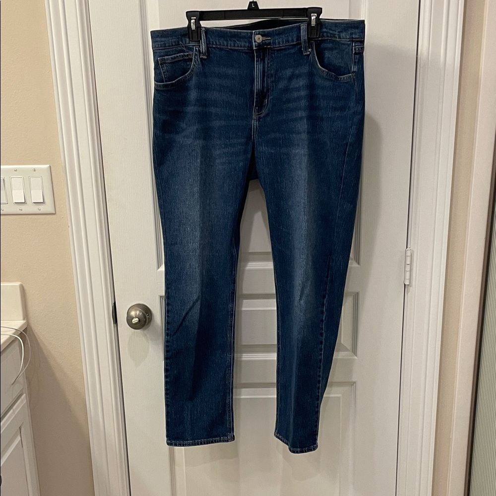 Old Navy Women's Straight Leg Jeans - Deep Indigo